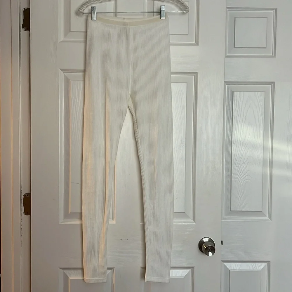 Free People Intimately Ivory Chilled Out Leggings XS